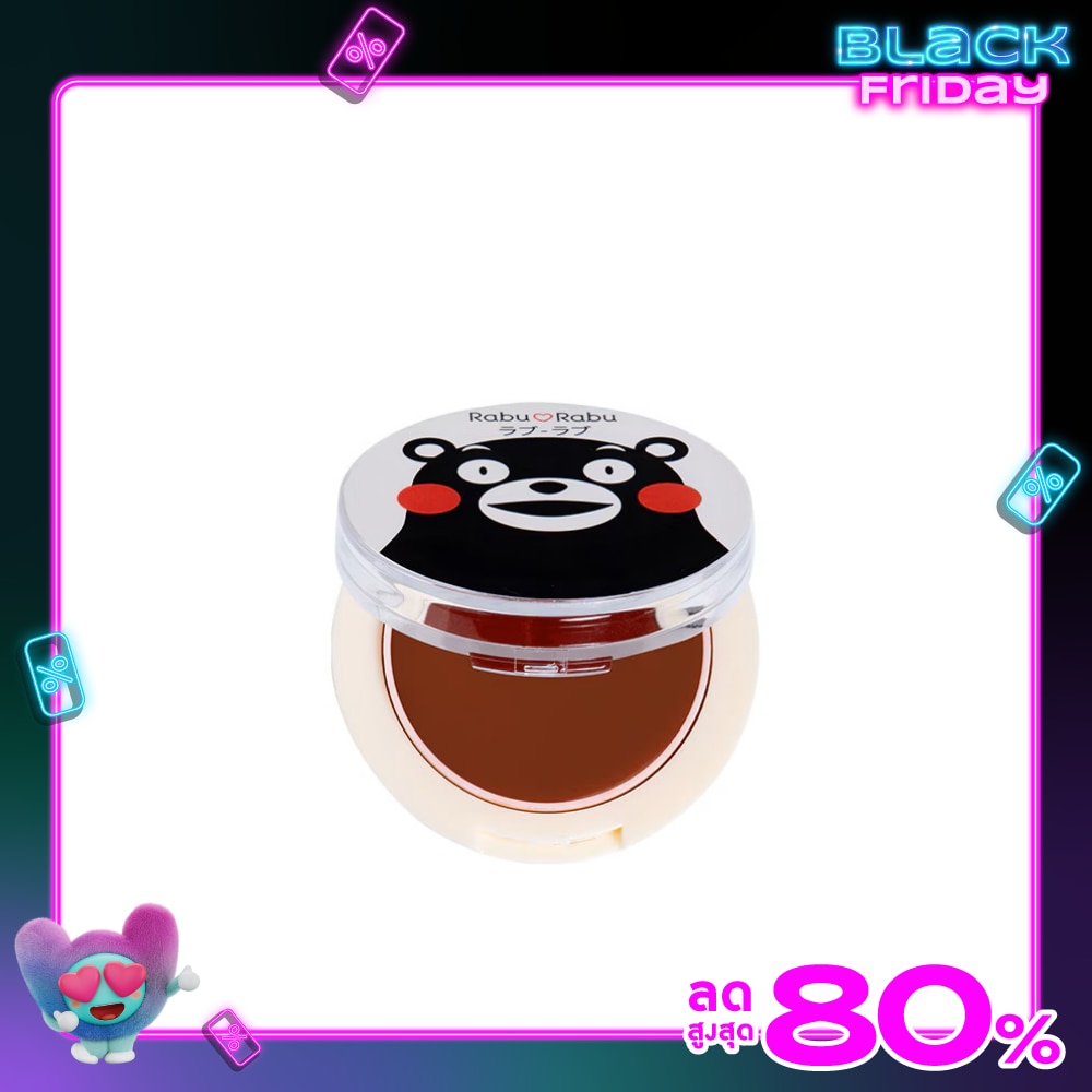 Rabu Rabu Kumamon Natural Look Cream Blush 3g. 05 Hanna Coral