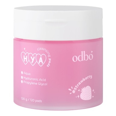 ODBO โอดีบีโอ ไฮยา คลีนซิ่ง แพด 120 แผ่น  02 กลิ่นสตอเบอร์รี่