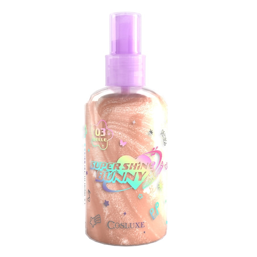 Cosluxe Wink To The Blink Blink Super Shine Bunny Body Spray 60g. 03 Belle