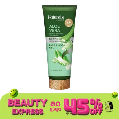 Naturals by Watsons เนเชอรัล บาย วัตสัน อะโล เวร่า ซูทติ้ง เฟซ แอนด์ บอดี้ เจล 200ml