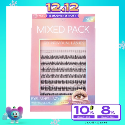 Mlen Diary Mlen Diary Lazy Lashes Series Wispy  Doll Eyelashes 9Rows