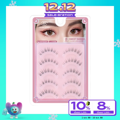 Mlen Diary Mlen Diary Strips Lashes Series Eyelashes 5Pairs Sweet Barbie