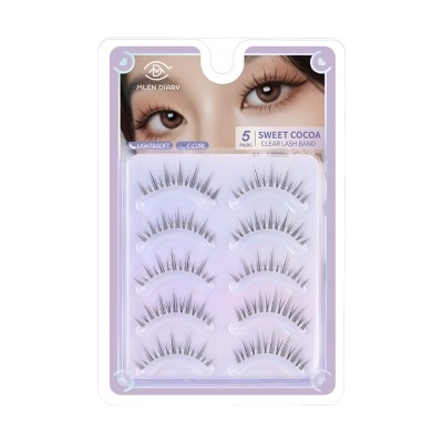 Mlen Diary Mlen Diary Strips Lashes Series Eyelashes 5Pairs Sweet Cocoa