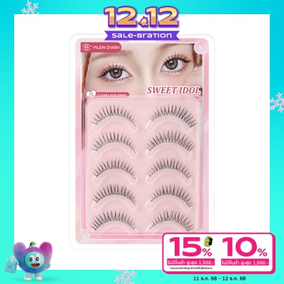 Mlen Diary เอ็มเลน ไดอารี่ สตริป แลช ซีรีส์ อายแลช 5คู่ สวีท ไอดอล