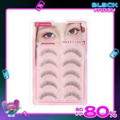 Mlen Diary เอ็มเลน ไดอารี่ สตริป แลช ซีรีส์ อายแลช 5คู่ สวีท ไอดอล