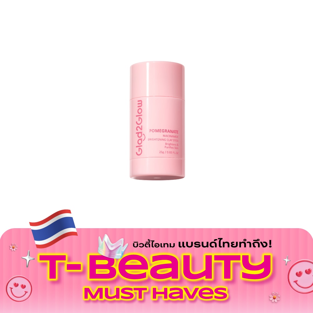 Glad2Glow Clay Stick Pomegranate Niacinamide Brightening 25 G. image