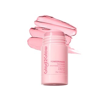 Glad2Glow Clay Stick Pomegranate Niacinamide Brightening