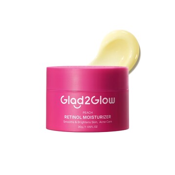 Glad2Glow Moisturizer Peach Retinol