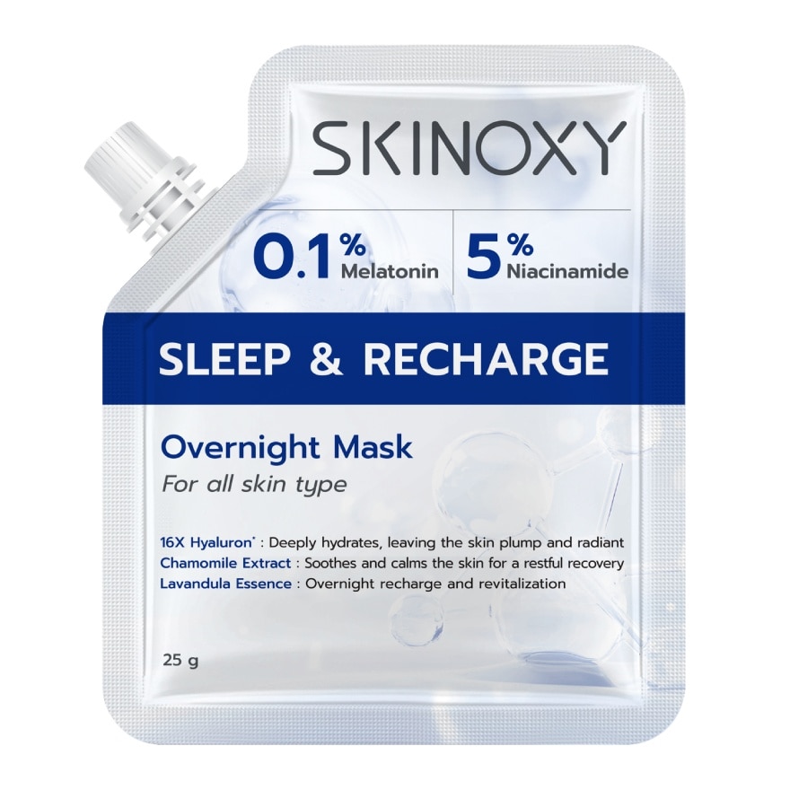 Skinoxy สกินอ๊อกซี่ โอเวอร์ไนท์ มาส์ก สลีป แอนด์ รีชาร์จ 25 มล.