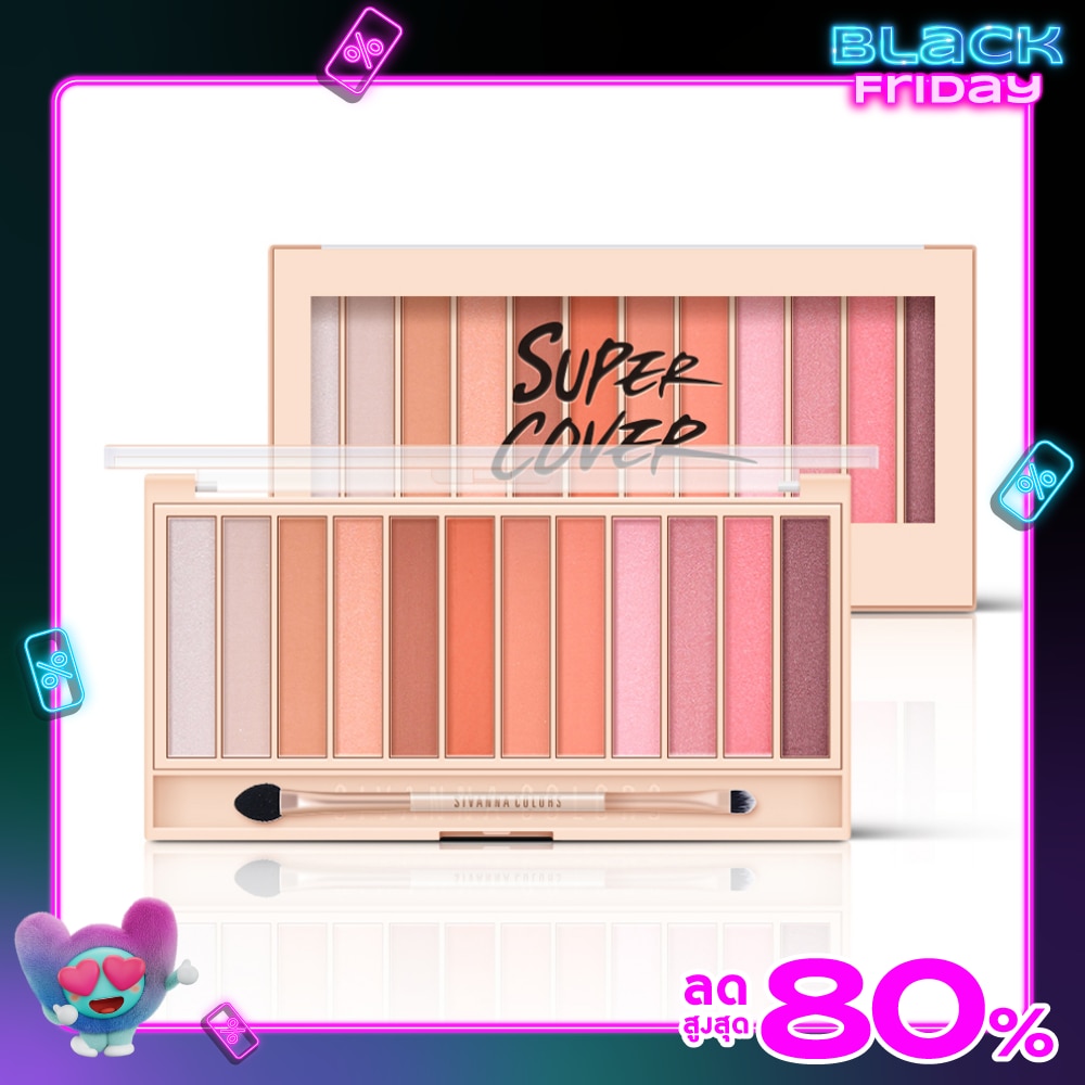 Sivanna Colors Deluxe Edition Eye Palette 20.4g. 01 Pink