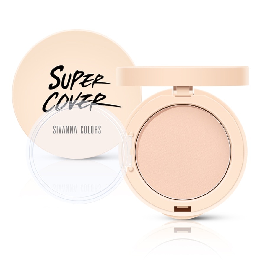 Sivanna Colors Super Cover Long Stay Foundation Powder SPF30 PA+++ 10g. 03 Nude Beige