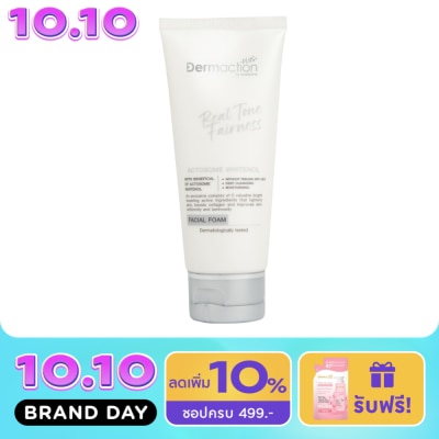 Dermaction Plus by Watsons เรียล โทน แฟร์เนส เฟเชียล โฟม 100มล. image