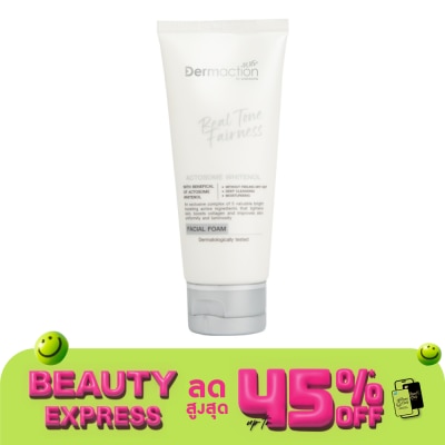 Dermaction Plus by Watsons เรียล โทน แฟร์เนส เฟเชียล โฟม 100มล.