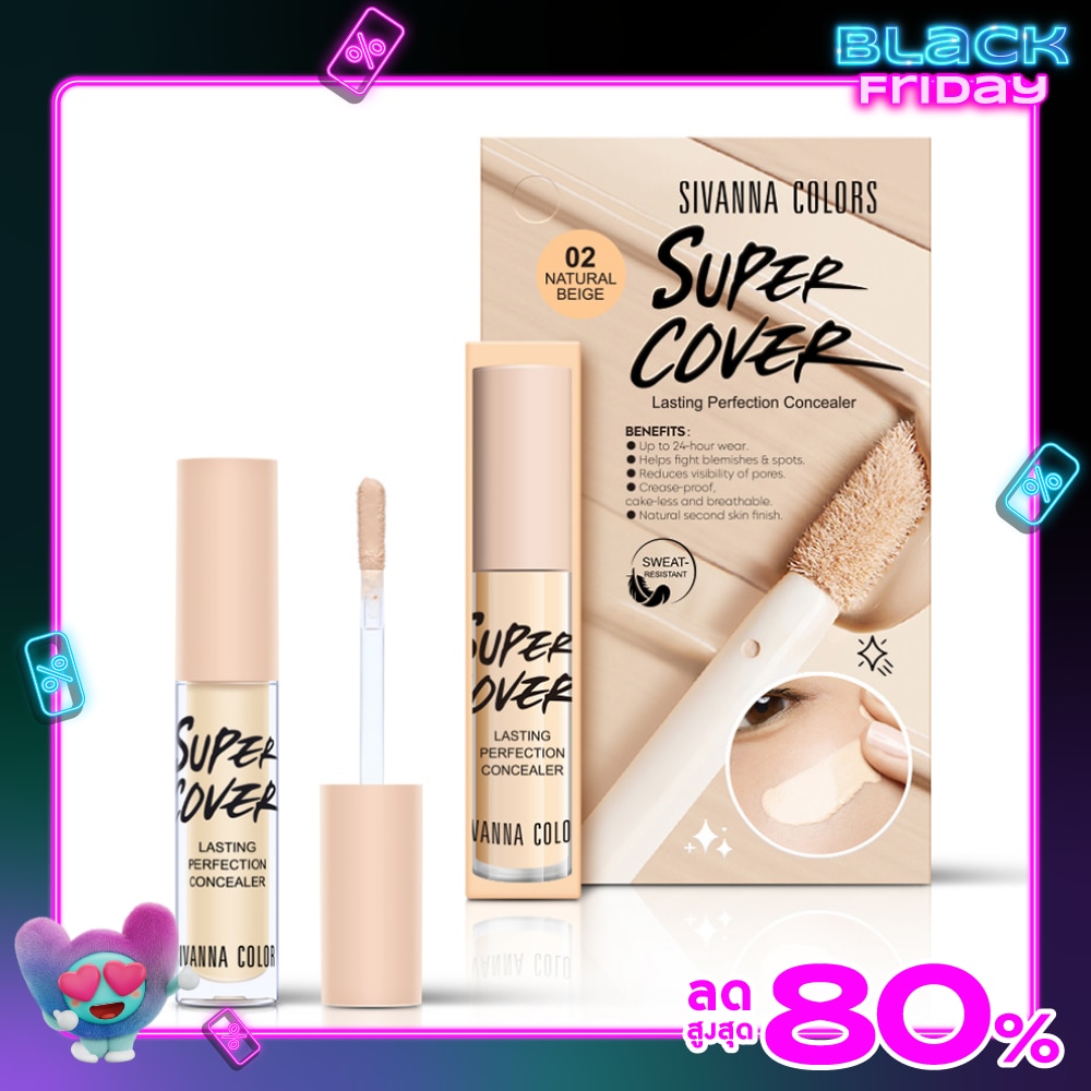 ซีเวนน่า คัลเลอร์ส ซุปเปอร์ คัฟเวอร์ ลาสติ้ง เพอร์เฟคชั่น คอนซีลเลอร์ 5ก. 02 เนเชอรัล