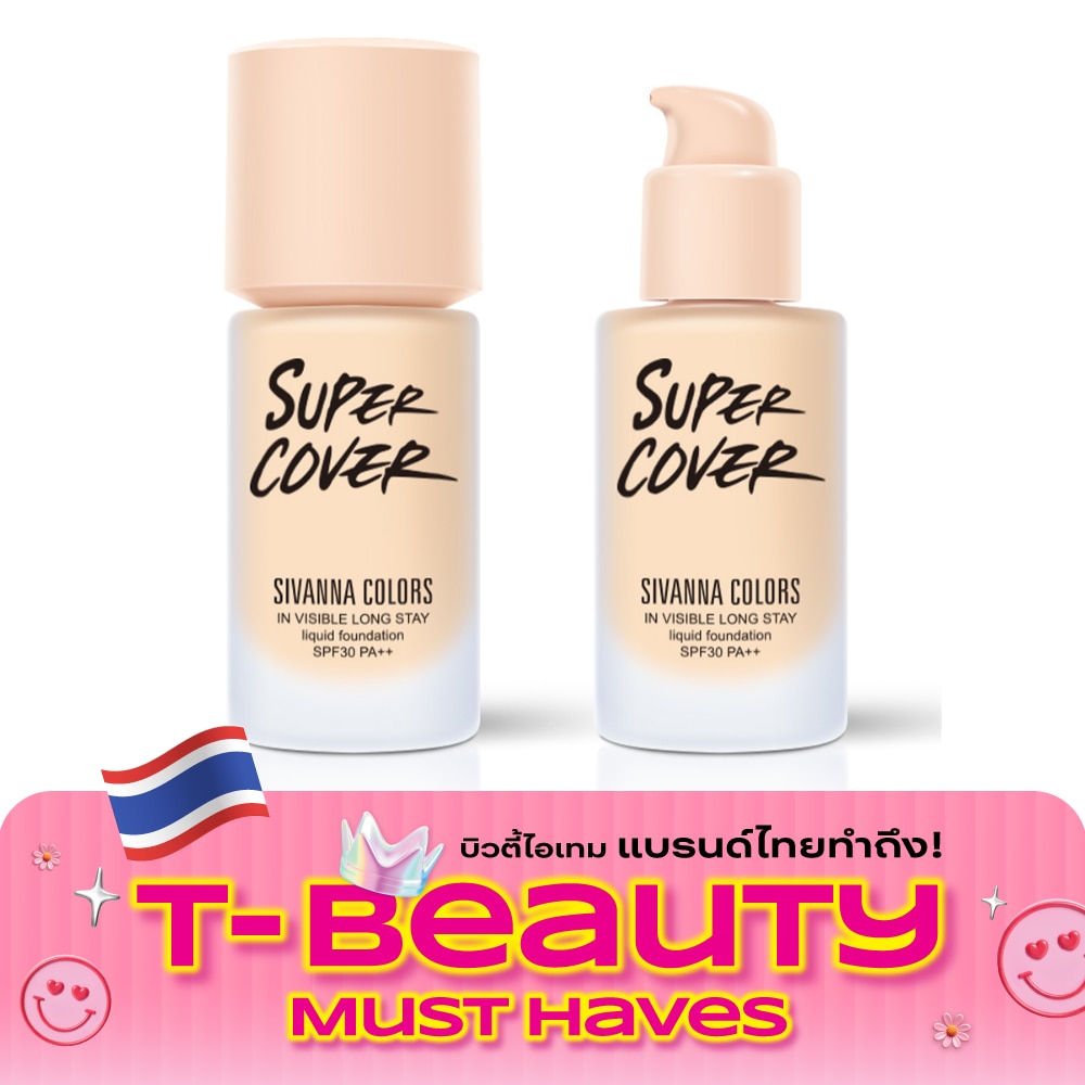 ซีเวนน่า คัลเลอร์ส สเตย์ ลิควิด ฟาวเดชั่น SPF30 PA+++ 35ก. 02 ไลท์ เบจ image