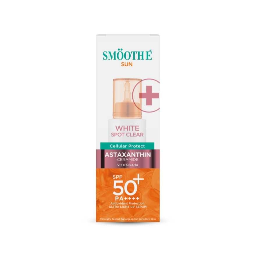 สมูทอี ซัน แอสต้า ไวท์ สปอต เคลียร์ SPF50+ PA++++ 30 กรัม (สูตรผิวกระจ่างใส)