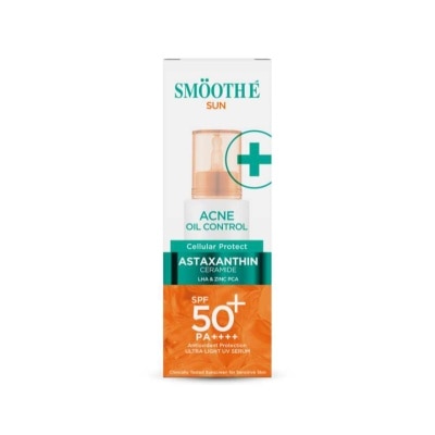 Smooth E สมูทอี ซัน แอคเน่ ออยล์ คอนโทรล SPF50+ PA++++ 30 กรัม