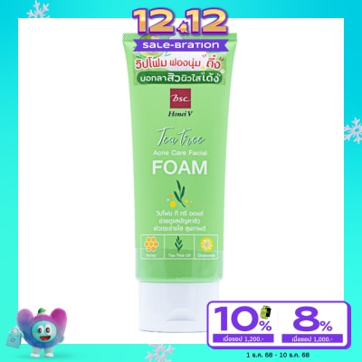 Honei V BSC Honei V Bsc Tea Tree Acne Care Facial Foam 100g.