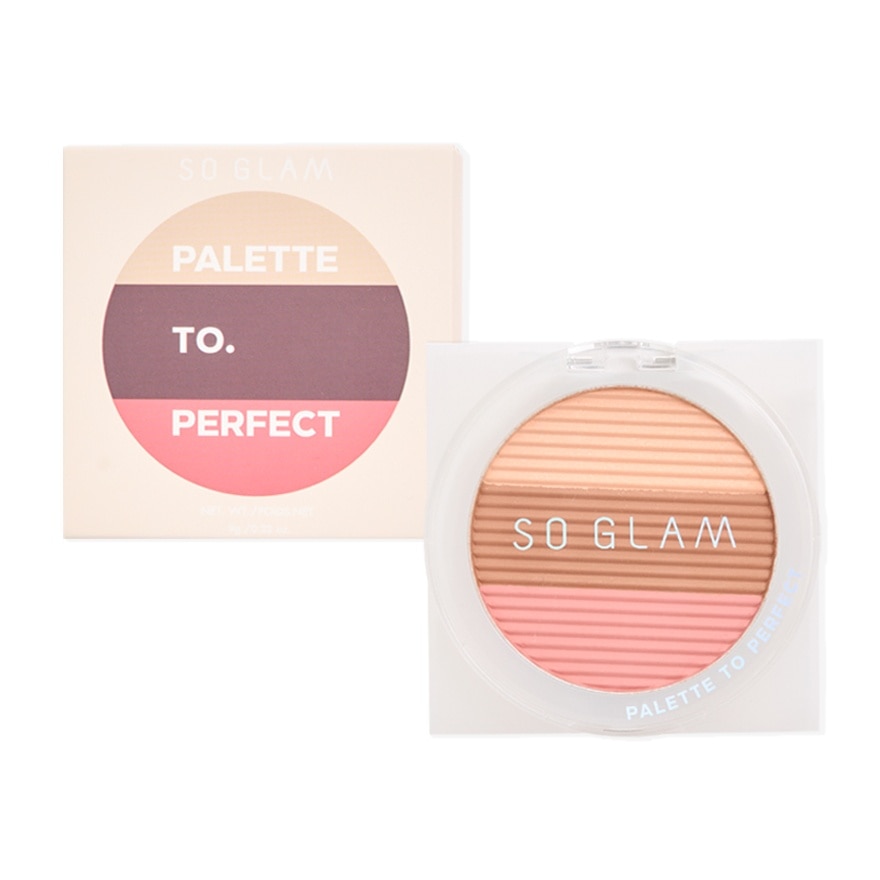 So Glam #So Glam To Perfect blush Palette 001