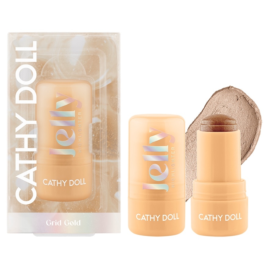 Cathy Doll เคที่ดอลล์ เจลลี่ ไฮไลท์เตอร์ 6ก. กริด โกลด์