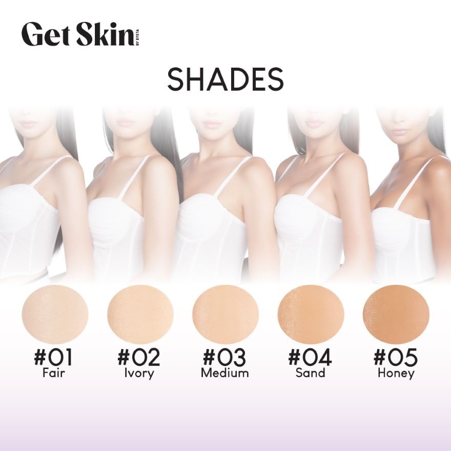 Get Skin by EYETA Better Skin Foundation SPF50+ PA++++ 30g. 01 Fair