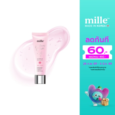 Mille Mille Whitening Rose Peptide 9 Complex Gel Foam 30g.