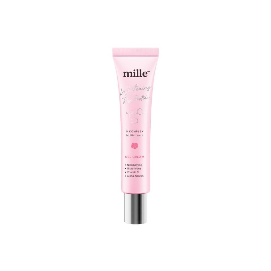 Mille Whitening Rose Peptide 9 Complex Gel Cream 25g.