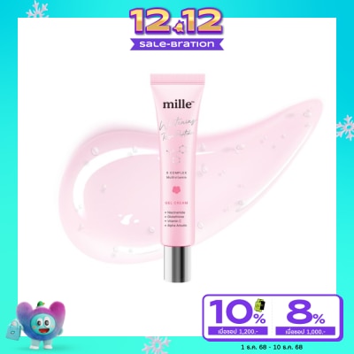 Mille Mille Whitening Rose Peptide 9 Complex Gel Cream 25g.