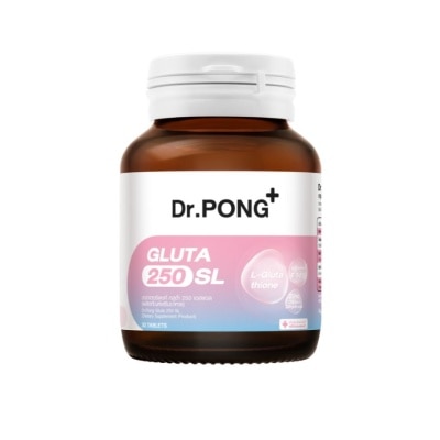 Dr.pong ดอกเตอร์พงศ์ กลูต้า 250 เอสแอล 30 เม็ด