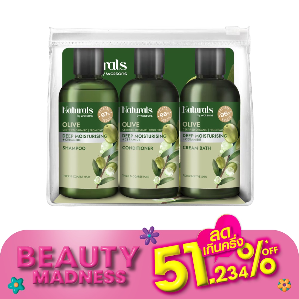Naturals By Watsons Olive Deep Moisturising Travel Set