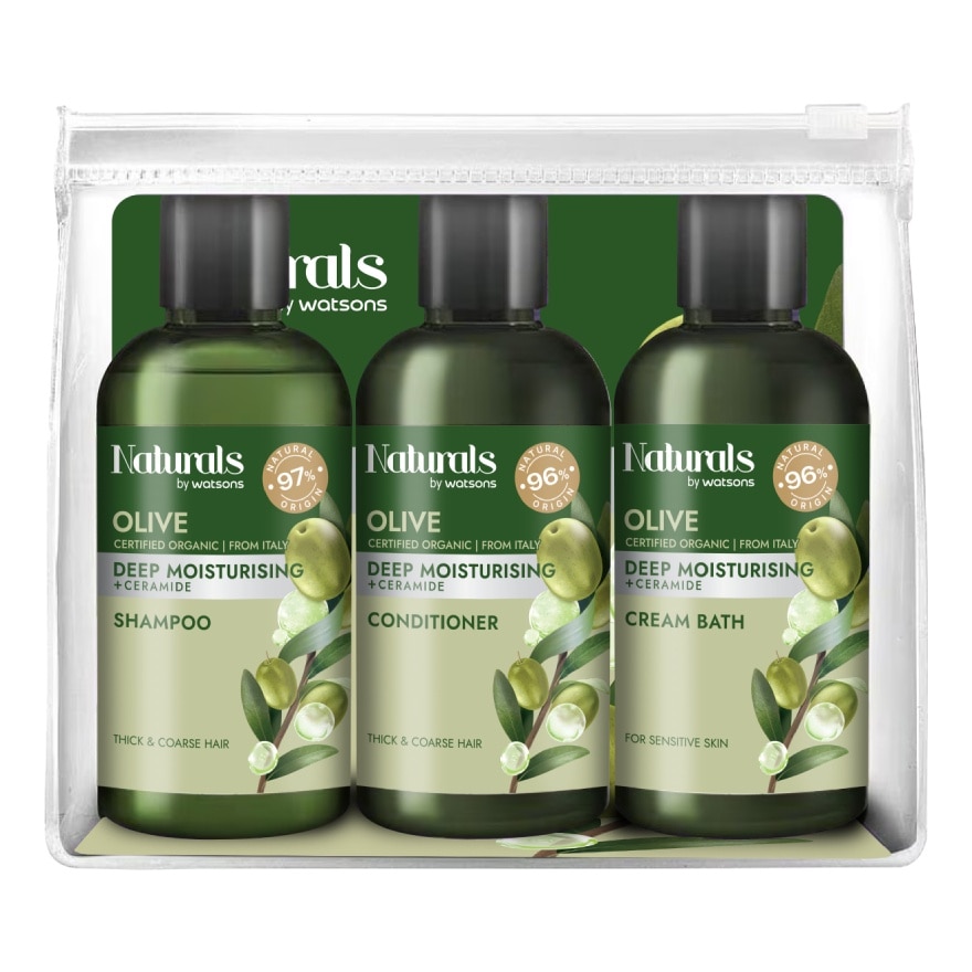 Naturals By Watsons Olive Deep Moisturising Travel Set