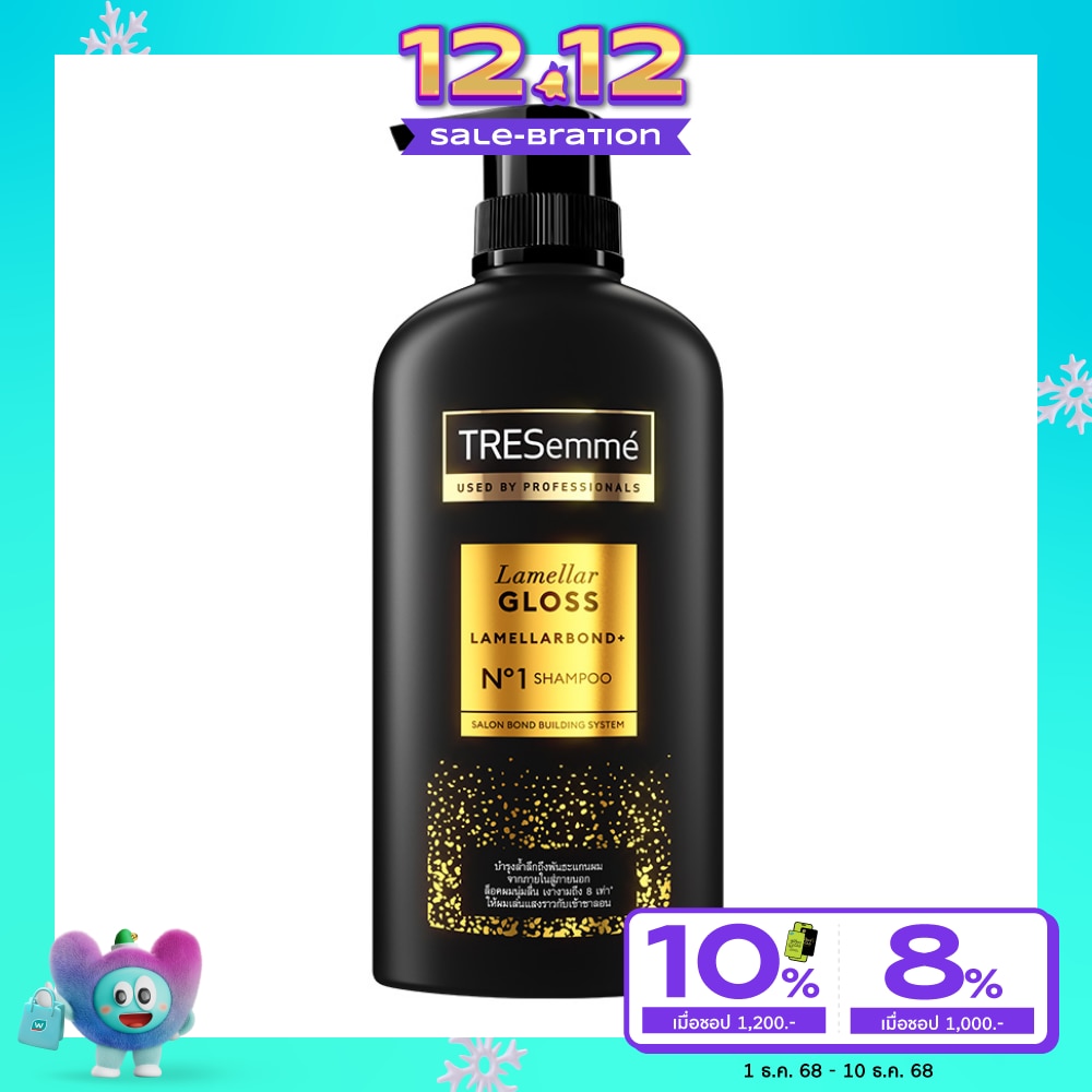 Tresemme เทรซาเม่ แชมพู ลาเมลลาร์ กลอส ลาเมลลาร์บอนด์ พลัส เบอร์1 380 มล.