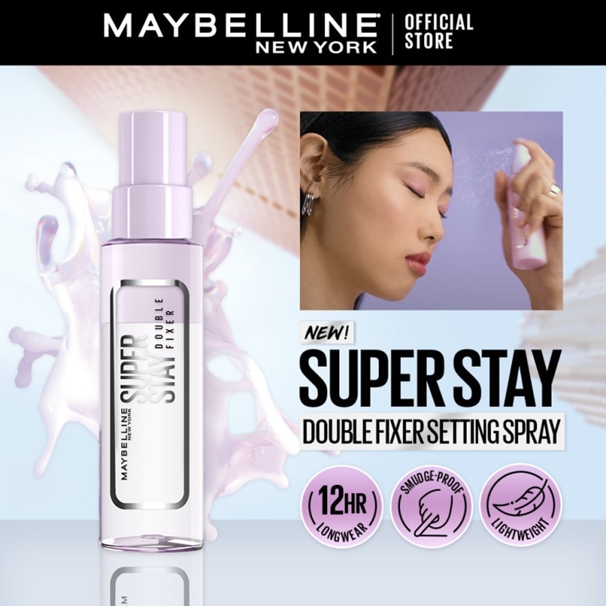 Maybelline New York Superstay Double Fixer Spray 55g.