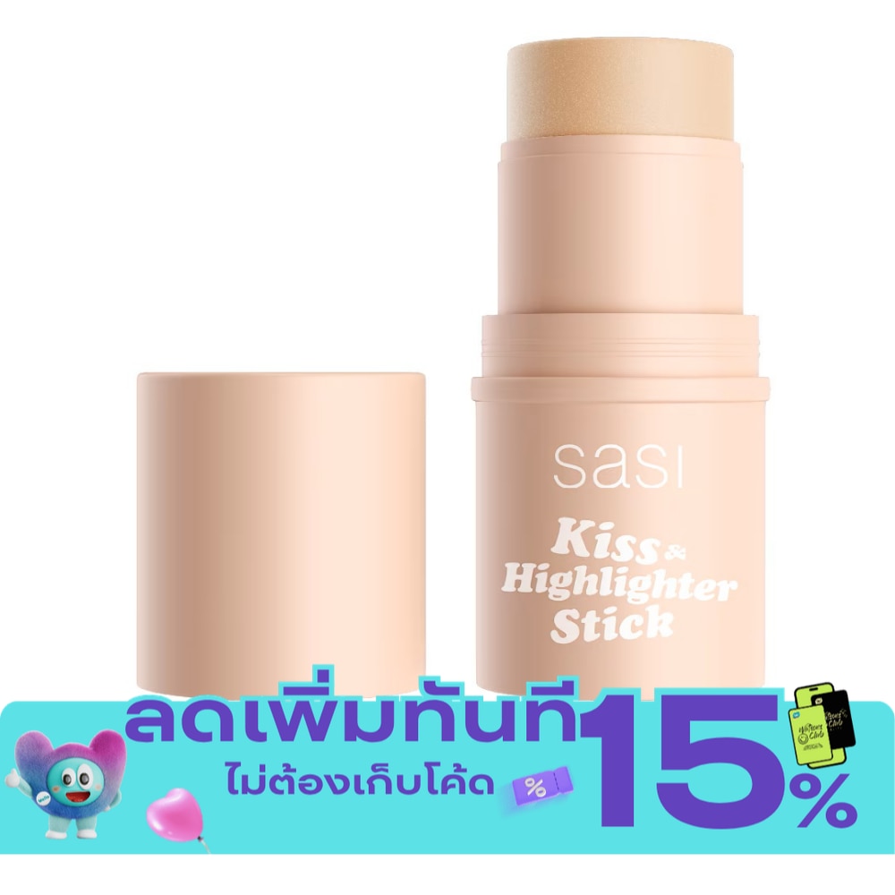 Sasi Kiss Highlighter Stick 4g. 02 First Flirt image