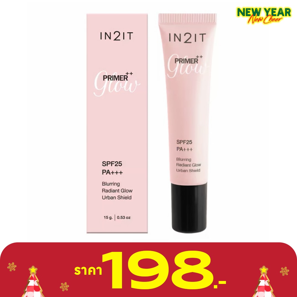 In2It Primer++ Glow SPF25 PA+++ Blurring Radiant Glow Urban Shield 15g.