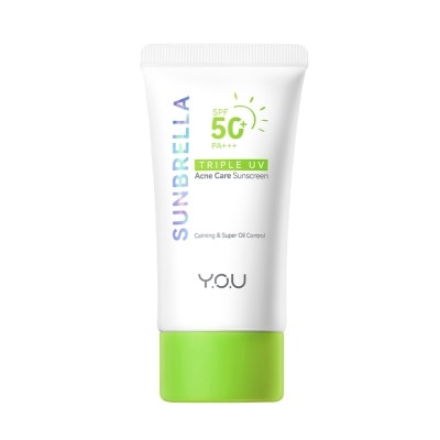 You วาย.โอ.ยู ซันเบรลล่า ทริปเปิ้ล ยูวี แอคเน่ แคร์ ซันสกรีน SPF50+ PA++++ 30ก.