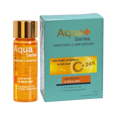 Aqua+Series Aqua+ Enriched-C 24K Serum 15 ml.