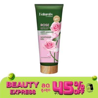 Naturals by Watsons เนเชอรัล บาย วัตสัน โรส แอนตี้-เอจจิ้ง ซูทติ้ง เจล
