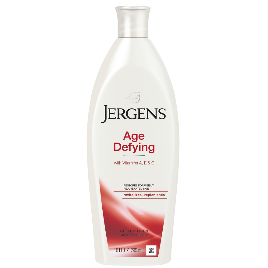 Jergens เจอร์เกนส์ เอจ ดีฟายอิ้ง มัลติ-วิตามิน มอยส์เจอไรเซอร์ 295 มล.