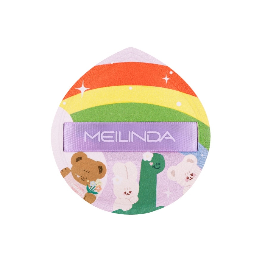 Meilinda Merry Mellow Puff 1pcs. 03 Rainbow