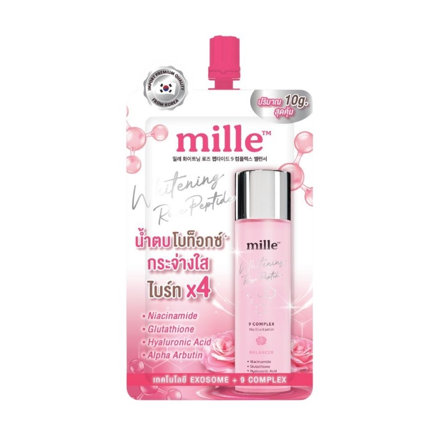 Mille Whitening Rose Peptide 9 Complex Balancer 10g.