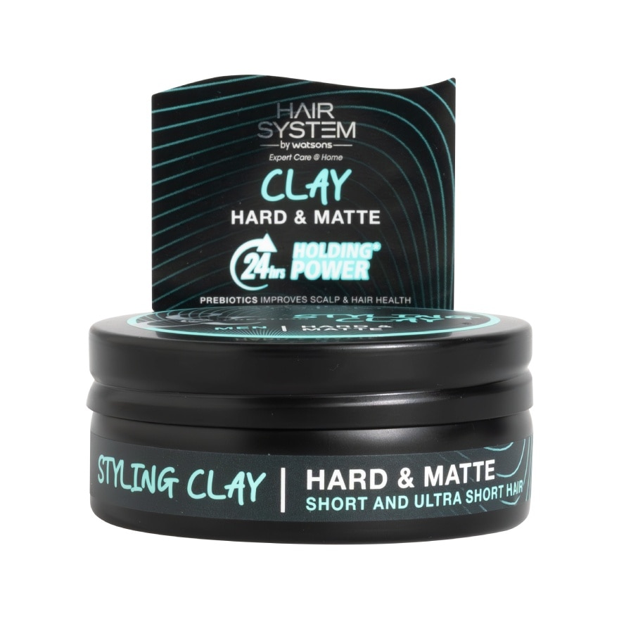 Hair System By Watsons Styling Clay Hard  Matte 70ml.