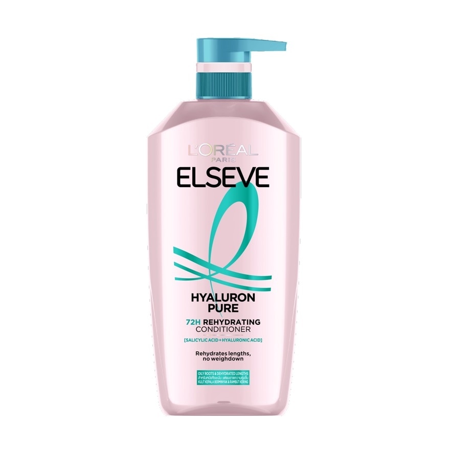 L'Oreal Paris Elseve Conditioner Hyaluron Pure 72H Rehydrating 375 Ml.