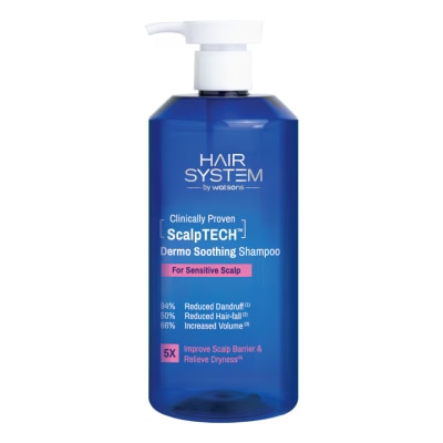 Hair System by Watsons Hair System By Watsons Scalptech Dermo Soothing Shampoo 500ml.