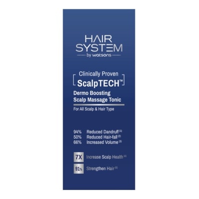 Hair System by Watsons Hair System By Watsons Scalptech Dermo Boosting Scalp Massage Tonic 80ml.