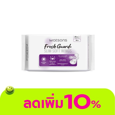 Watsons - Watsons Fresh Guard+ Slim Soft Wings 29cm 18pcs.