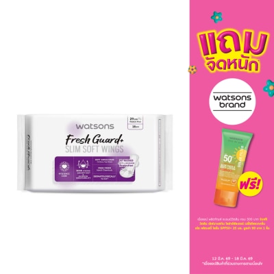 Watsons - Watsons Fresh Guard+ Slim Soft Wings 29cm 18pcs.
