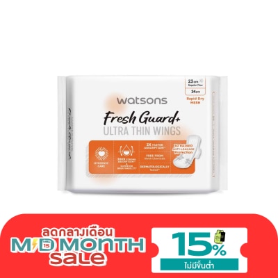 Watsons Watsons Fresh Guard Ultra Thin Wings 23cm 24pcs. image