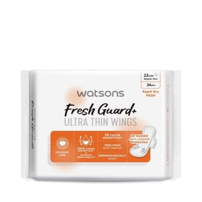 Watsons Watsons Fresh Guard  Ultra Thin Wings 23cm 24pcs.