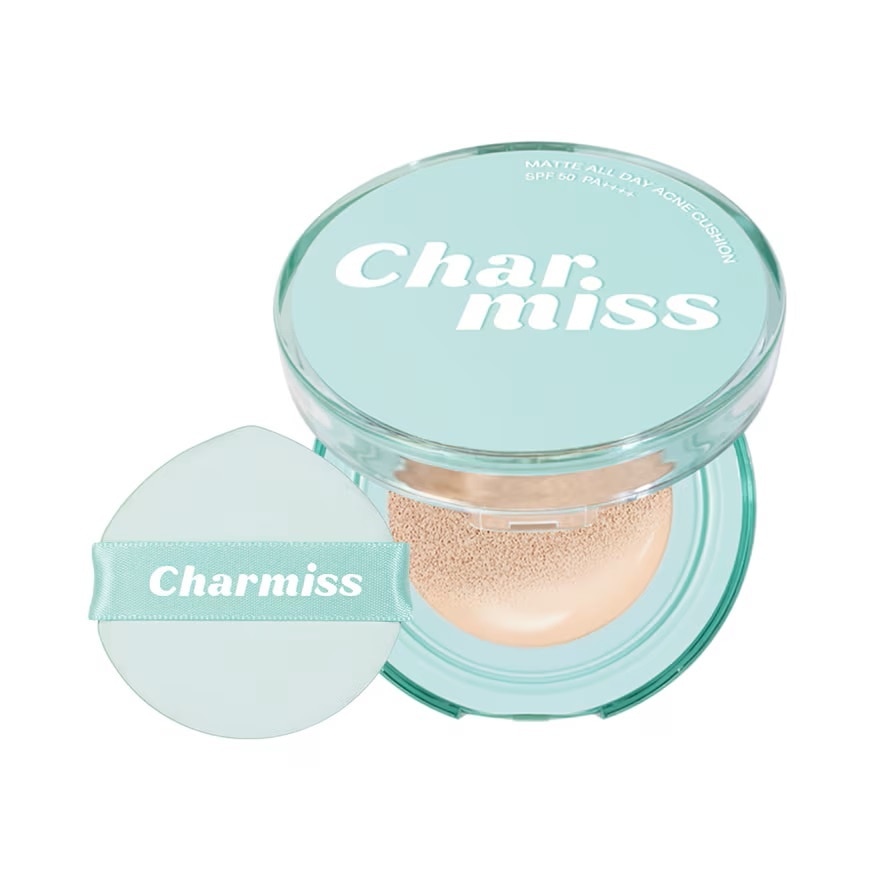 Charmiss ชาร์มิส แมทท์ ออล เดย์ แอคเน่ คุชชั่น SPF50 PA++++ 8ก. 01 ไอวอรี่